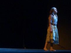 Ashton Smith sings during her scene in Susannah by Carlisle Floyd at the Doré Theatre during An Evening of Opera Scenes. 