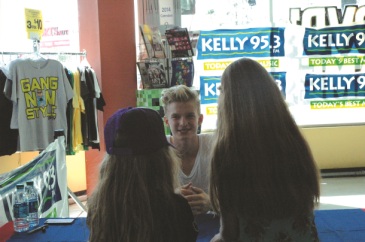 Photos by Elyse Riva/The Runners Cody Simpson performed and signed autographs for the first 100 people who bought his Surfer Paradise CD at FYE Sunday October 13, 2013.
