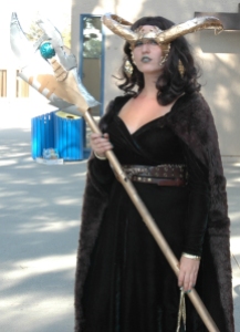 Elyse/The Runner 1st  place winner Kelly Arragon dressed as Lady Loki for FYE costume contest held Thursday Oct 31, 2013. 