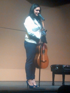 Classical Guitarist Iren Arutyunyan during her concert on Jan. 25 2014