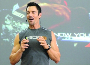 Layne Ogle/The Runner Tony Horton has been nicknamed “the walking fountain of youth,” based on his 11 laws of fitness that he spoke about on Saturday, May 17 at CSUB.